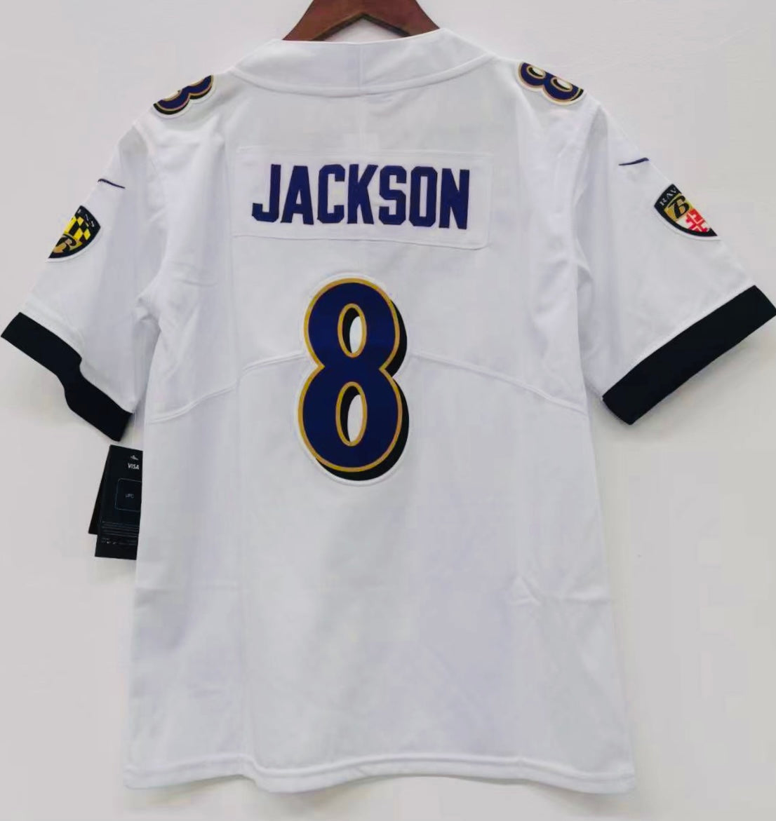 Lamar Jackson Baltimore Ravens YOUTH KIDS Official NFL Nike Jersey White product image 1, provided for visual reference and