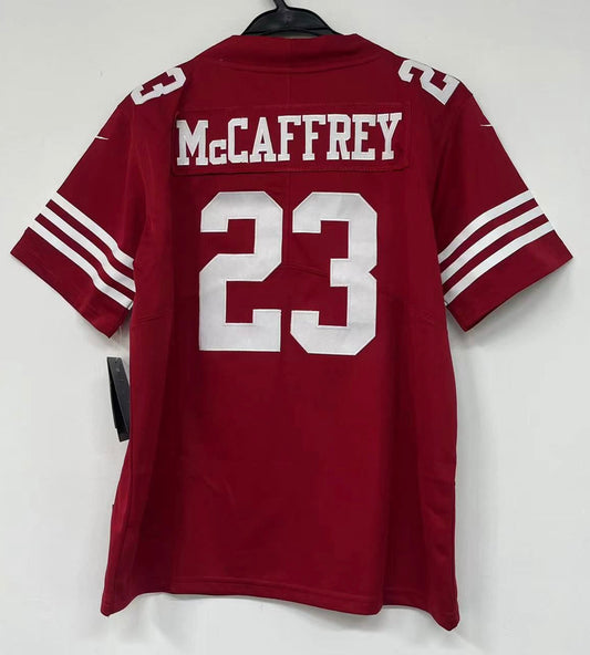 Christian McCaffrey San Francisco 49ers YOUTH Jersey product image 1, provided for visual reference and product detail review