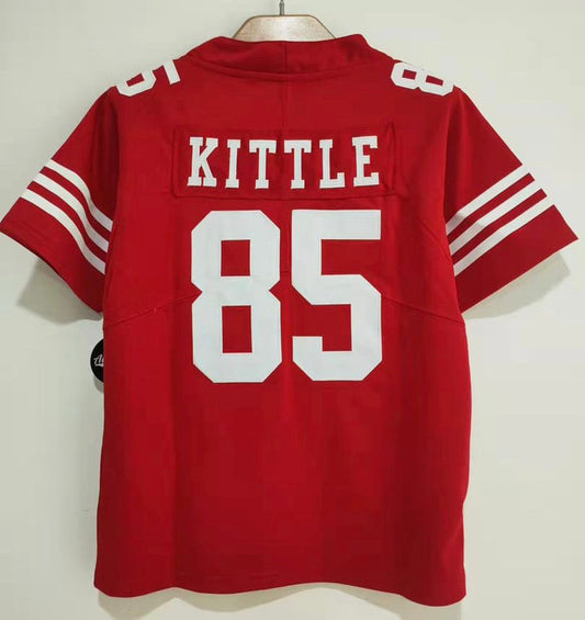 George Kittle YOUTH San Francisco 49ers Jersey Classic Authentics product image 1, provided for visual reference and product