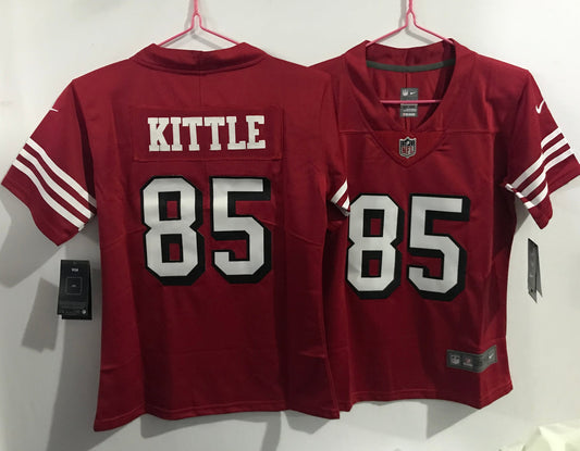 George Kittle San Francisco 49ers YOUTH KIDS Official NFL Nike Jersey product image 1, provided for visual reference and
