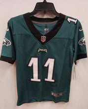 A.J. Brown YOUTH Philadelphia Eagles Jersey green product image 1, provided for visual reference and product detail review