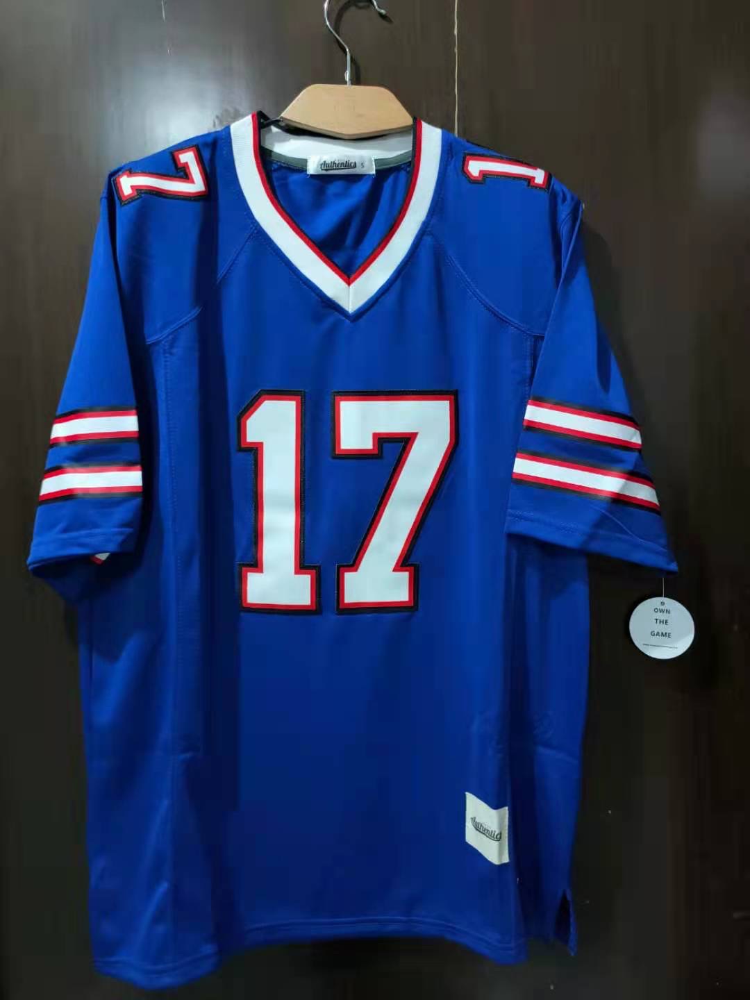 Josh Allen BLUE YOUTH Buffalo Bills Jersey Classic Authentics product image 2, provided for visual reference and product