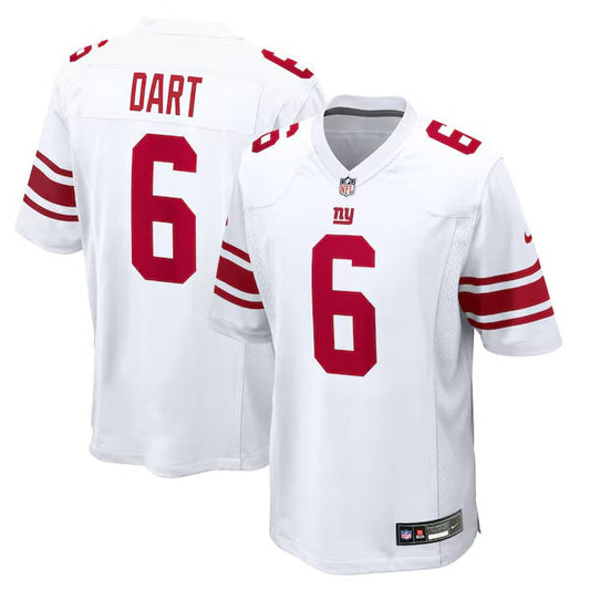 Jaxson Dart New York Giants YOUTH KIDS Official NFL Jersey NIKE white product image 1, provided for visual reference and