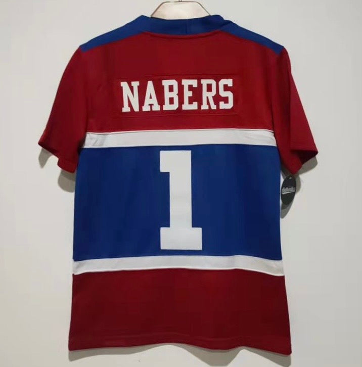 Malik Nabers YOUTH New York Giants Jersey 100 years patch Century Red Classic Authentics product image 1, provided for