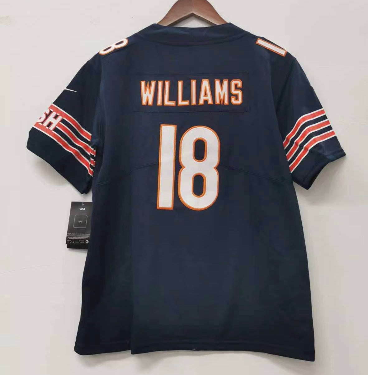Caleb Williams YOUTH Chicago Bears Jersey Nike product image 1, provided for visual reference and product detail review