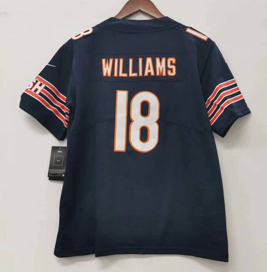 Caleb Williams YOUTH Chicago Bears Jersey Nike product image 1, provided for visual reference and product detail review