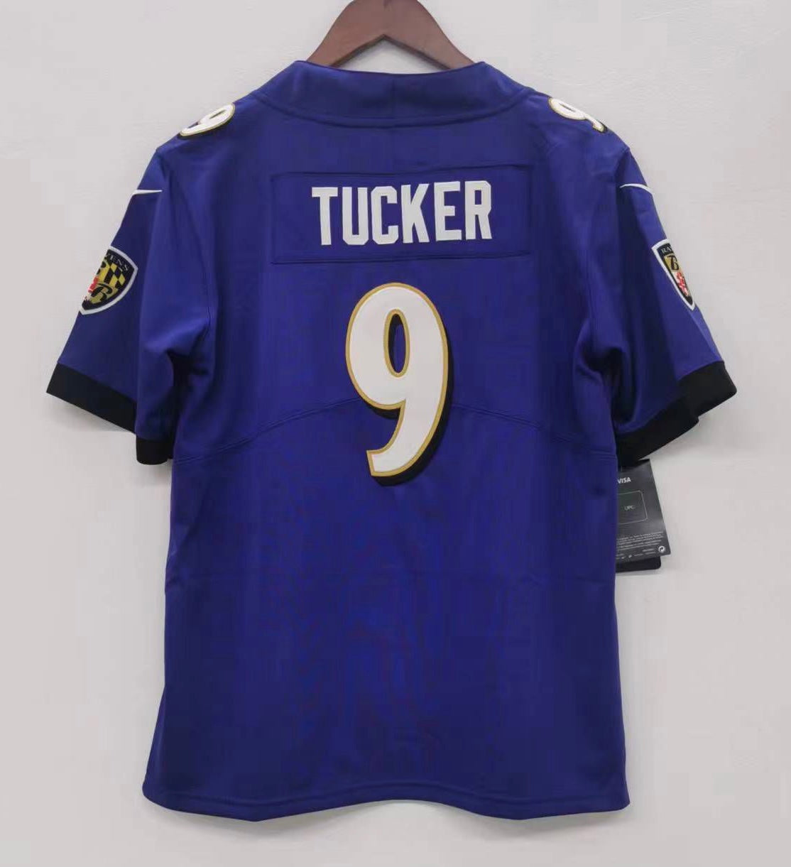 Justin Tucker Baltimore Ravens YOUTH Jersey product image 1, provided for visual reference and product detail review
