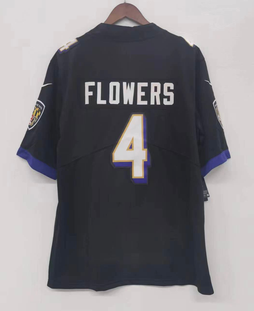 Zay Flowers Baltimore Ravens YOUTH KIDS Official NFL Nike Jersey product image 1, provided for visual reference and product