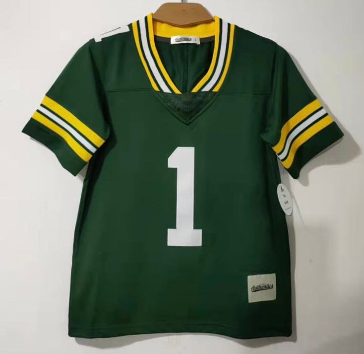 Micah Parsons YOUTH KIDS Green Bay Packers Jersey Classic Authentics product image 2, provided for visual reference and