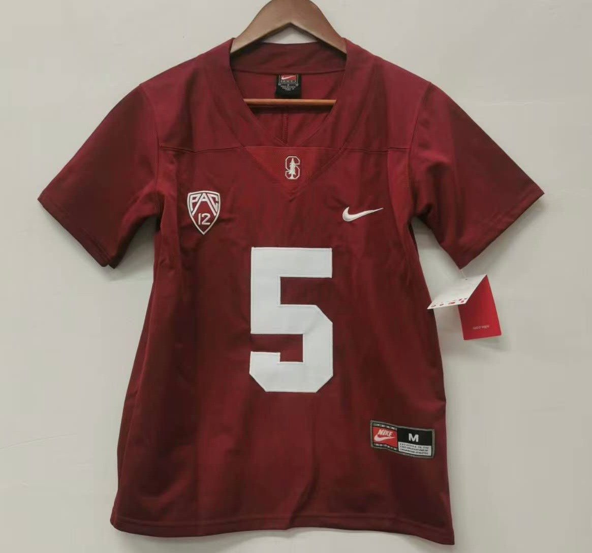 Christian McCaffrey Stanford YOUTH Jersey product image 2, provided for visual reference and product detail review
