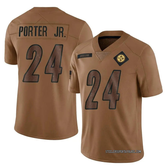 Joey Porter Jr. Youth Kids Pittsburgh Steelers Official NFL Nike Salute to Service Jersey product image 1, provided for