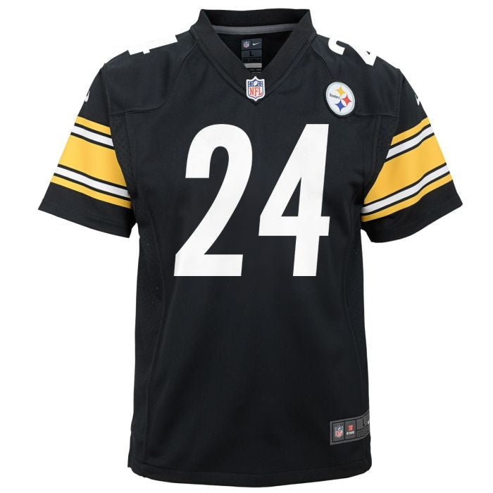 Joey Porter Jr. Youth Kids Pittsburgh Steelers Official NFL Nike Jersey product image 2, provided for visual reference and