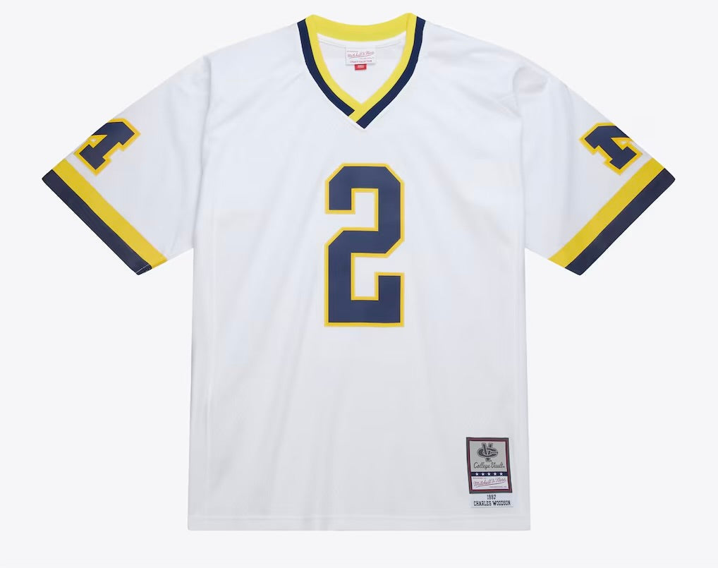 Charles Woodson YOUTH KIDS Michigan Wolverines Official NCAA Mitchell & Ness Jersey product image 2, provided for visual