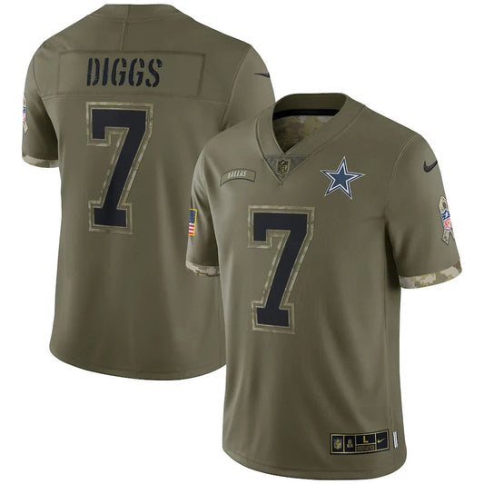 Dallas Cowboys Any Name & Number customized YOUTH KIDS Official NFL Salute to Service Jersey product image 1, provided for