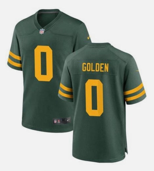 Matthew Golden YOUTH KIDS Green Bay Packers Official NFL alternate Jersey product image 1, provided for visual reference and