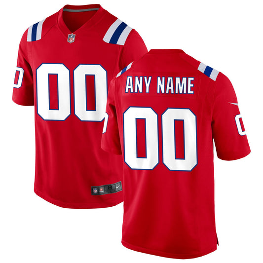 New England Patriots Any Name & Number customized YOUTH KIDS Official NFL Jersey Red product image 1, provided for visual