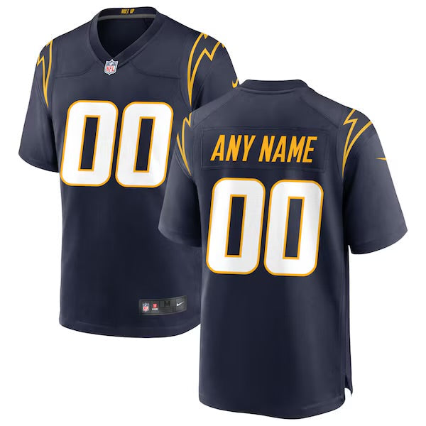 Los Angeles Chargers Any Name & Number customized YOUTH KIDS Official NFL Jersey blue product image 1, provided for visual