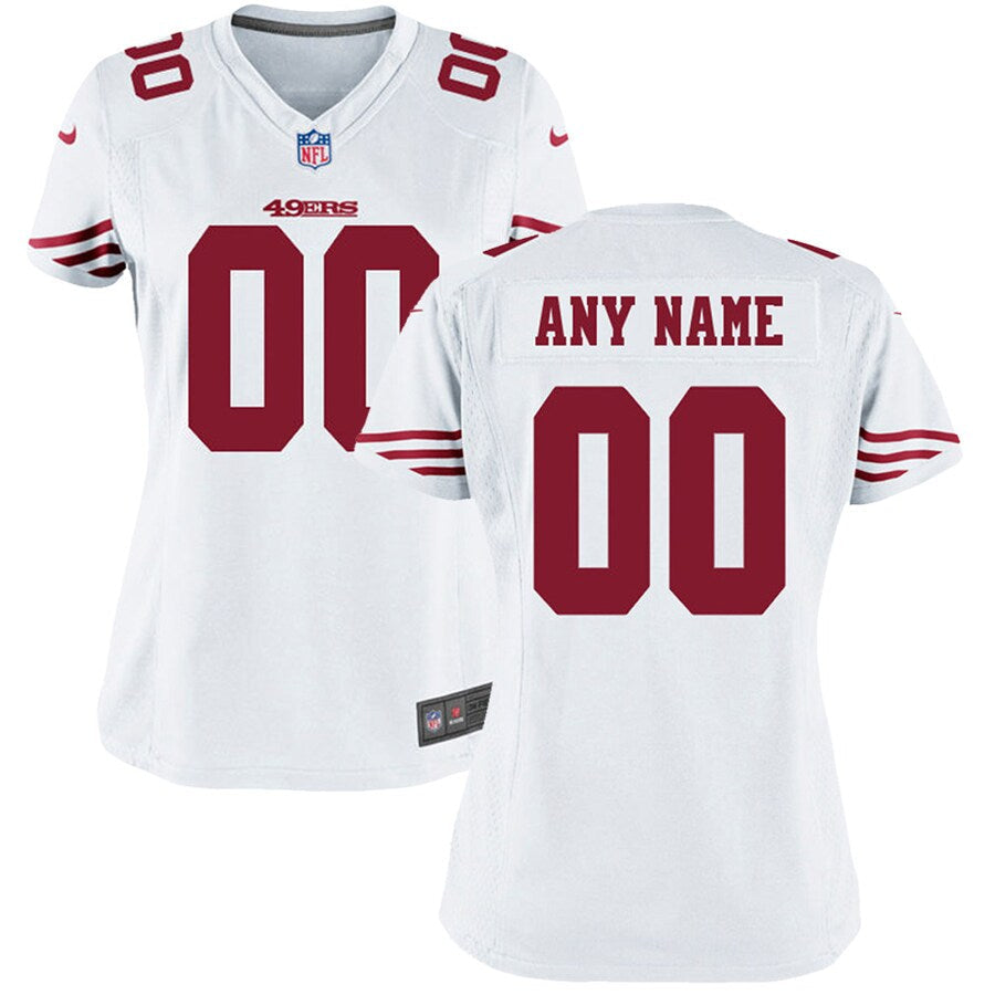 San Francisco 49ers Any Name & Number customized YOUTH KIDS Official NFL Jersey white product image 1, provided for visual
