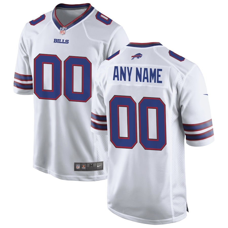 Buffalo Bills Any Name & Number customized YOUTH KIDS Official NFL Jersey White product image 1, provided for visual