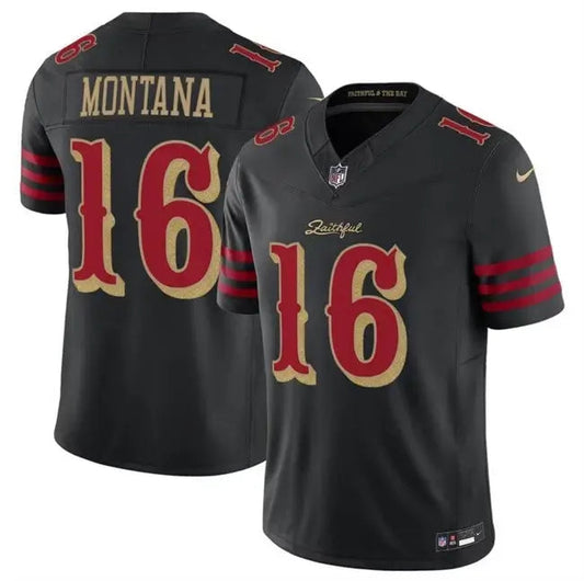 Joe Montana San Francisco 49ers YOUTH KIDS Official NFL Nike 2025 Rivalries Collection Jersey product image 1, provided for