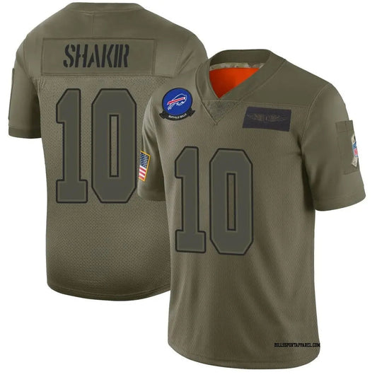 Khalil Shakir Buffalo Bills YOUTH KIDS Official NFL Nike Salute to Service Jersey product image 1, provided for visual