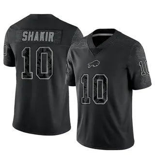 Khalil Shakir Buffalo Bills YOUTH KIDS Official NFL Nike Jersey black product image 1, provided for visual reference and