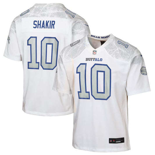 Khalil Shakir Buffalo Bills YOUTH KIDS Official NFL Nike Rivalry Jersey product image 1, provided for visual reference and