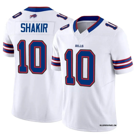 Khalil Shakir Buffalo Bills YOUTH KIDS Official NFL Nike Jersey White product image 1, provided for visual reference and