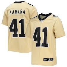 Alvin Kamara YOUTH KIDS New Orleans Saints Official NFL Nike Jersey product image 1, provided for visual reference and
