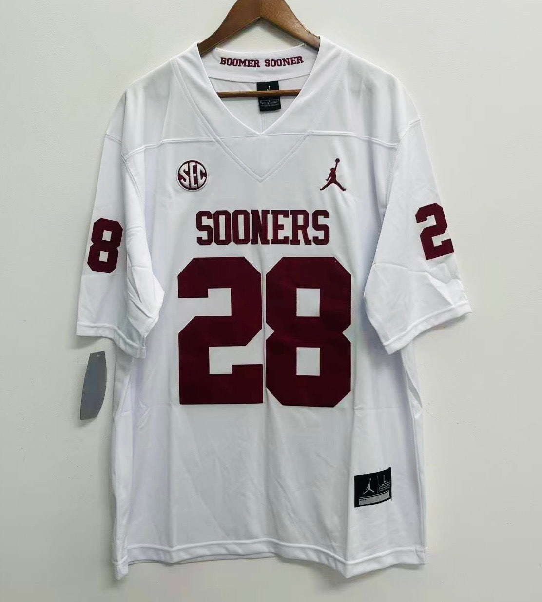 Adrian Peterson YOUTH KIDS Oklahoma Sooners Official NCAA Nike Jersey product image 2, provided for visual reference and