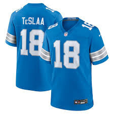 Isaac TeSlaa YOUTH KIDS Detroit Lions Official NFL Nike Jersey product image 1, provided for visual reference and product