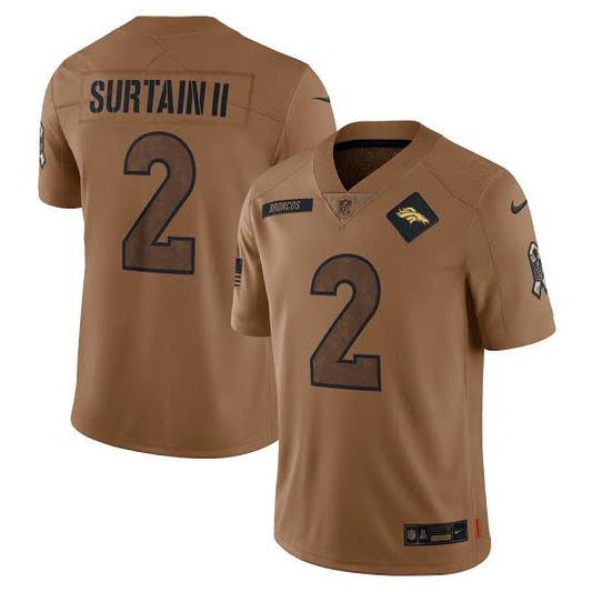 Patrick Surtain II YOUTH KIDS Denver Broncos Official NFL Nike Salute to Service Jersey product image 1, provided for visual