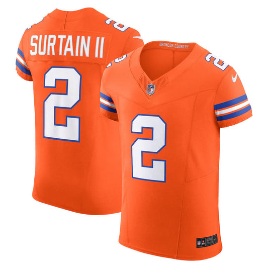 Patrick Surtain II YOUTH KIDS Denver Broncos Official NFL Nike Jersey product image 1, provided for visual reference and