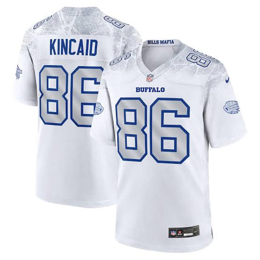 Dalton Kincaid YOUTH KIDS Buffalo Bills Official NFL 2025 Rivalry Nike Jersey product image 1, provided for visual reference