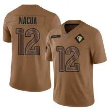 Puka Nacua #12 YOUTH KIDS Los Angeles Rams Official NFL Jersey product image 1, provided for visual reference and product