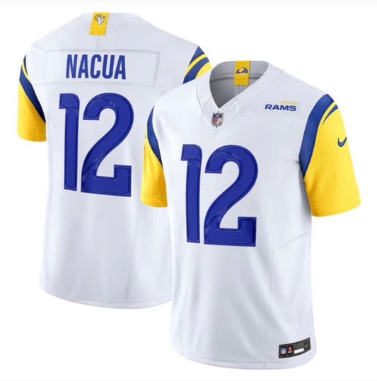 Puka Nacua YOUTH KIDS Los Angeles Rams Official NFL Jersey product image 1, provided for visual reference and product detail