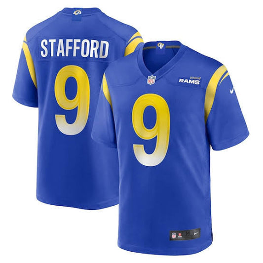 Matthew Stafford YOUTH KIDS Los Angeles Rams Official NFL Jersey blue product image 1, provided for visual reference and