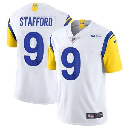 Matthew Stafford YOUTH KIDS Los Angeles Rams Official NFL Jersey White product image 1, provided for visual reference and
