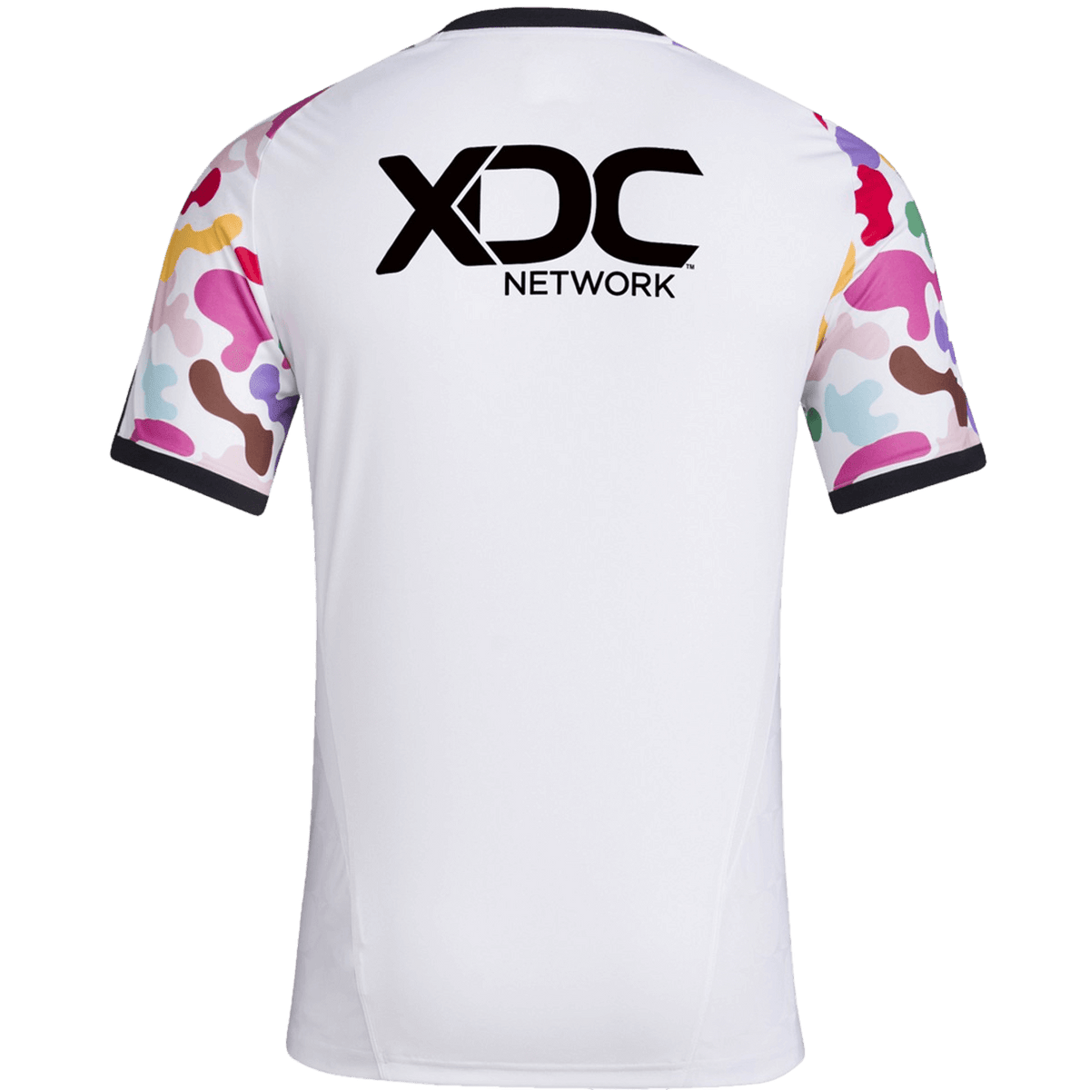 Adidas DC United 2023 MLS Pride Pre-Match Jersey product image 2, provided for visual reference and product detail review