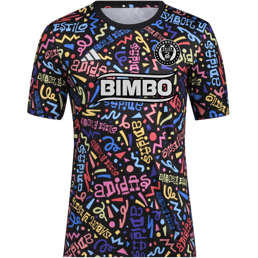 Adidas Philadelphia Union Hispanic Heritage Month Pre-Match Jersey product image 1, provided for visual reference and