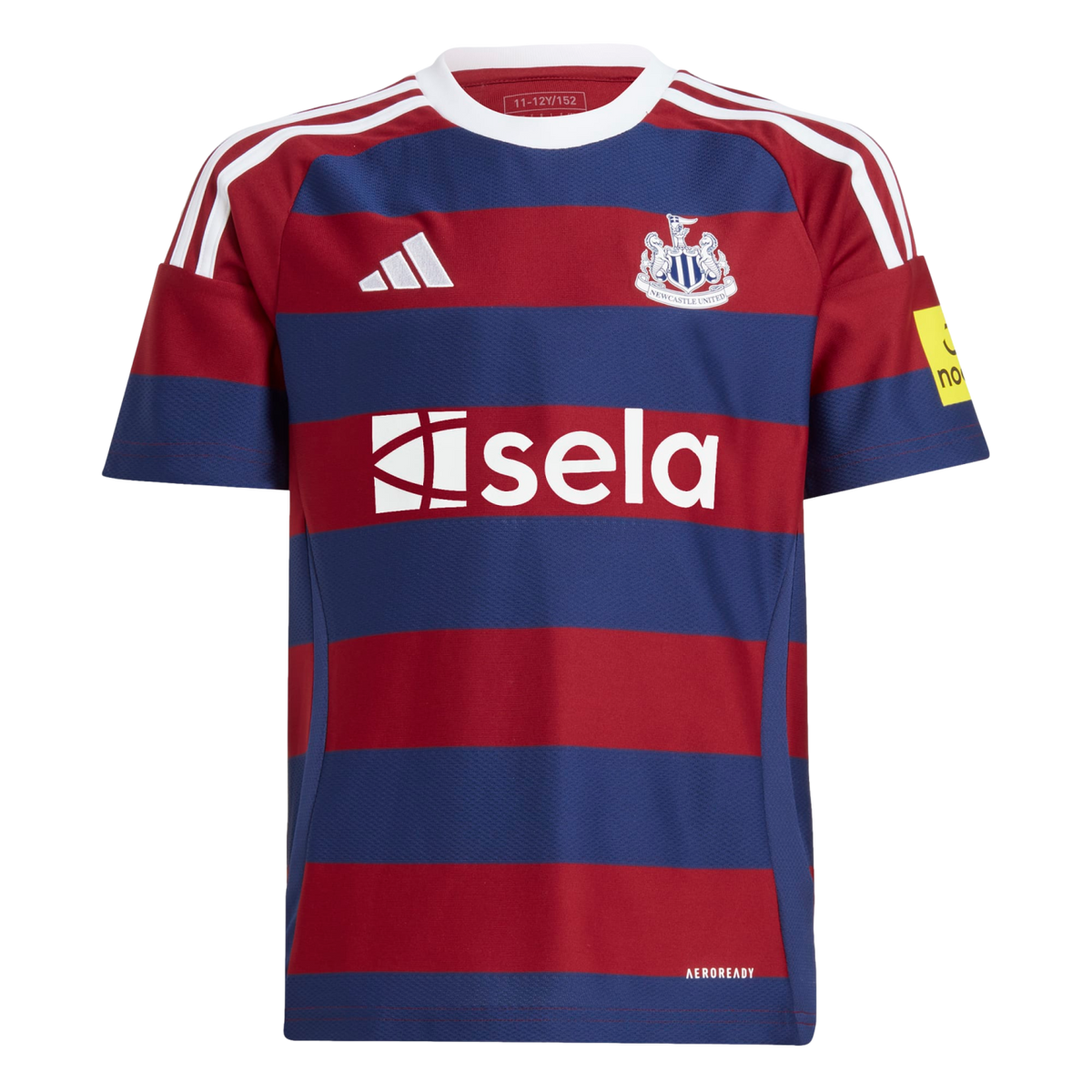 Adidas Newcastle United 24/25 Youth Away Jersey product image 1, provided for visual reference and product detail review