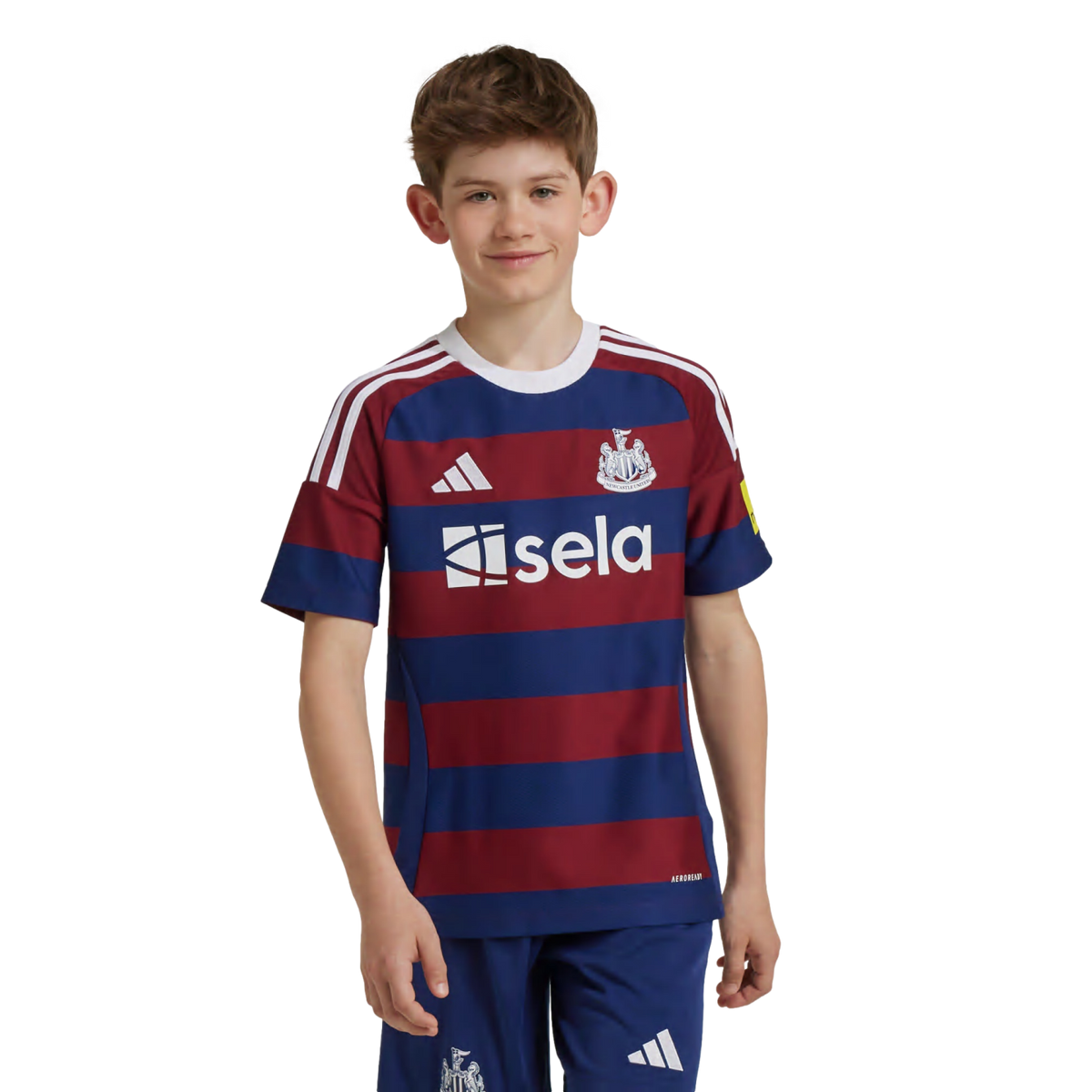 Adidas Newcastle United 24/25 Youth Away Jersey product image 3, provided for visual reference and product detail review