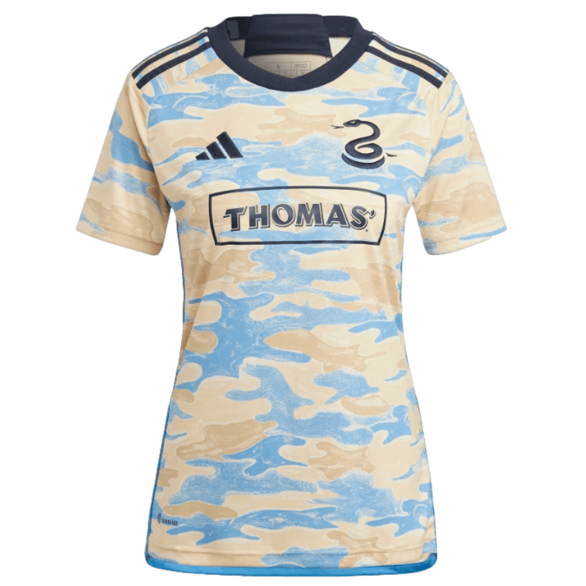 Adidas Philadelphia Union 23/24 Womens Away Jersey product image 1, provided for visual reference and product detail review