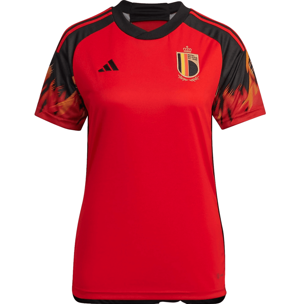 Adidas Belgium 2022 Womens Home Jersey product image 1, provided for visual reference and product detail review