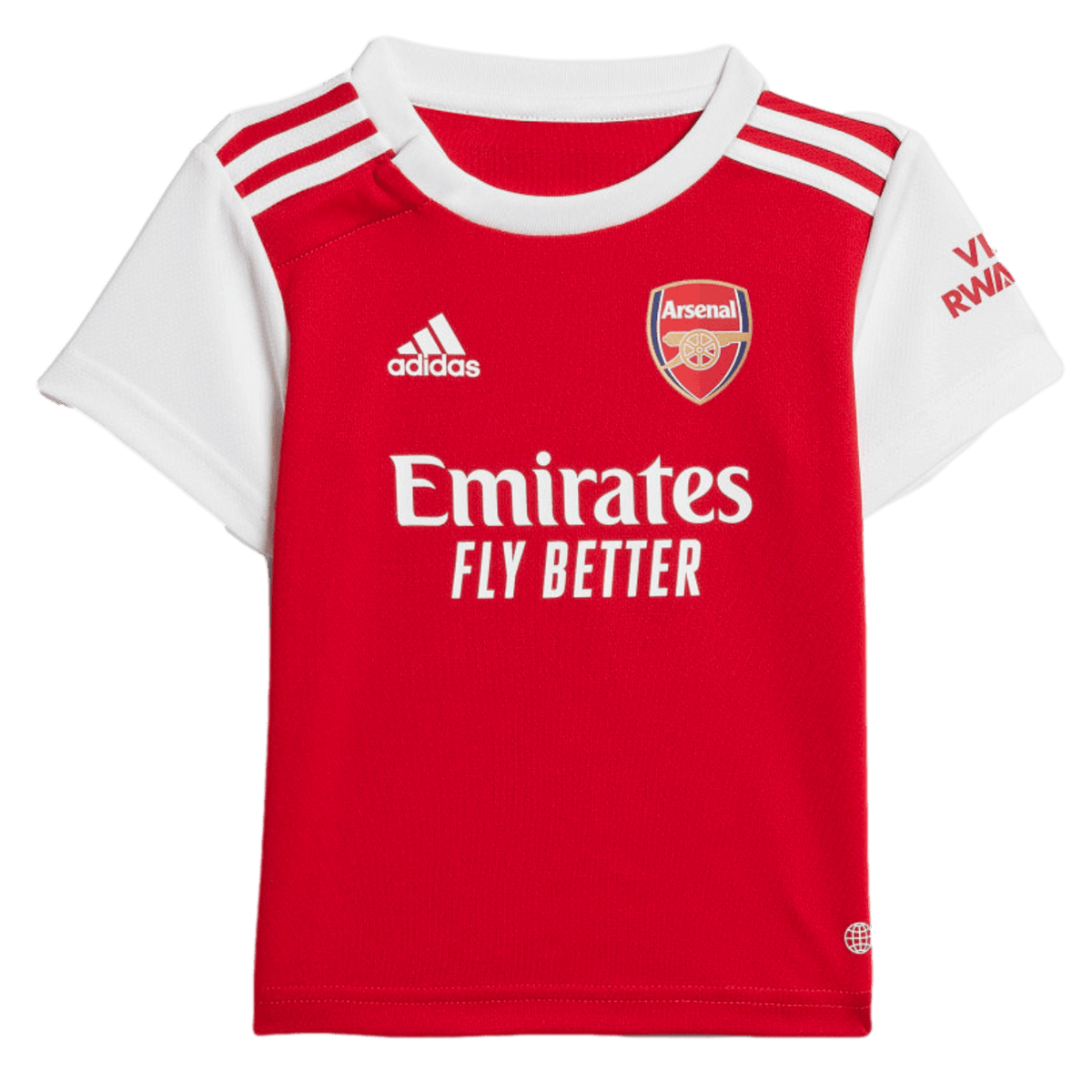 Adidas Arsenal 22/23 Infant Home Mini Kit product image 2, provided for visual reference and product detail review