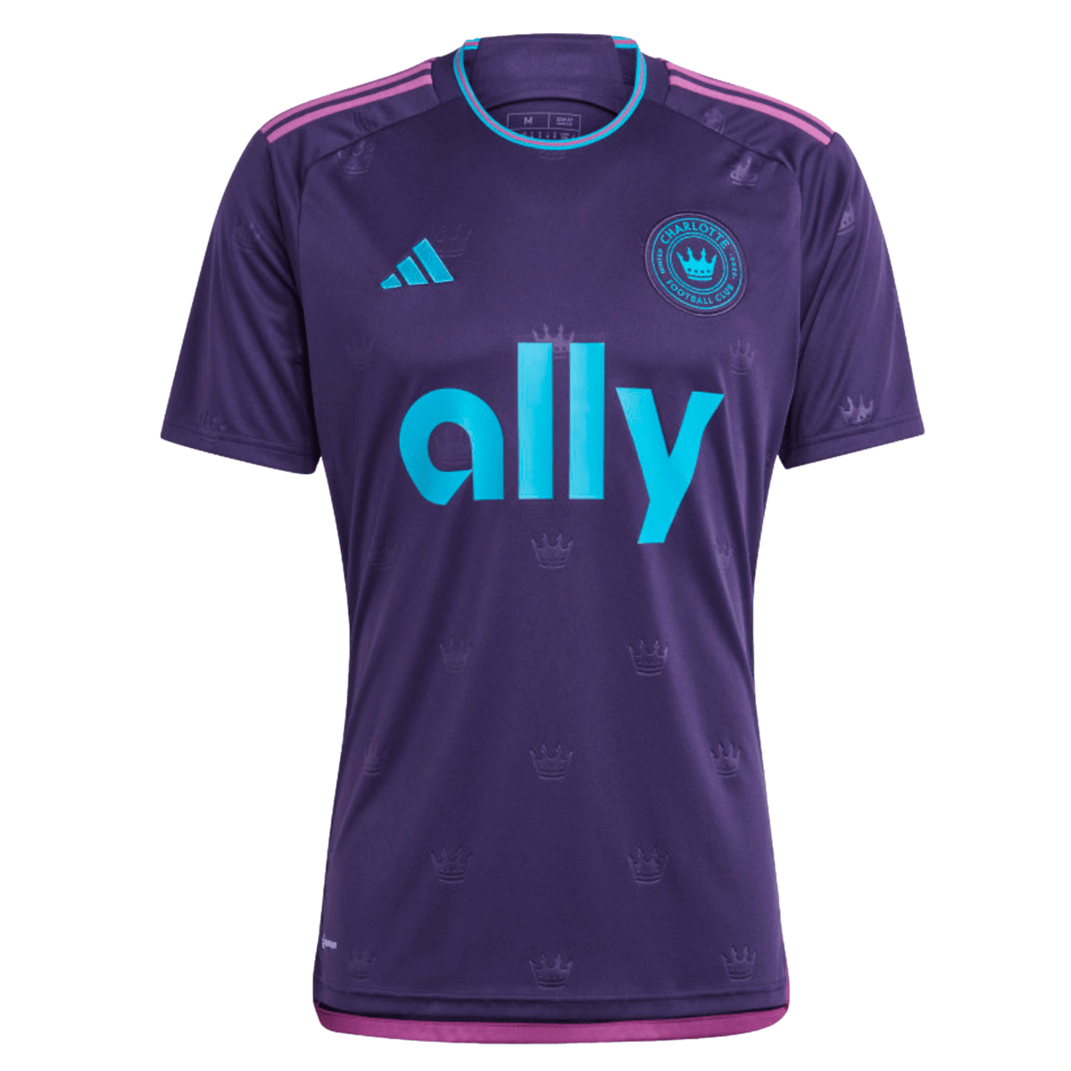 Adidas Charlotte FC 23/24 Away Jersey product image 1, provided for visual reference and product detail review