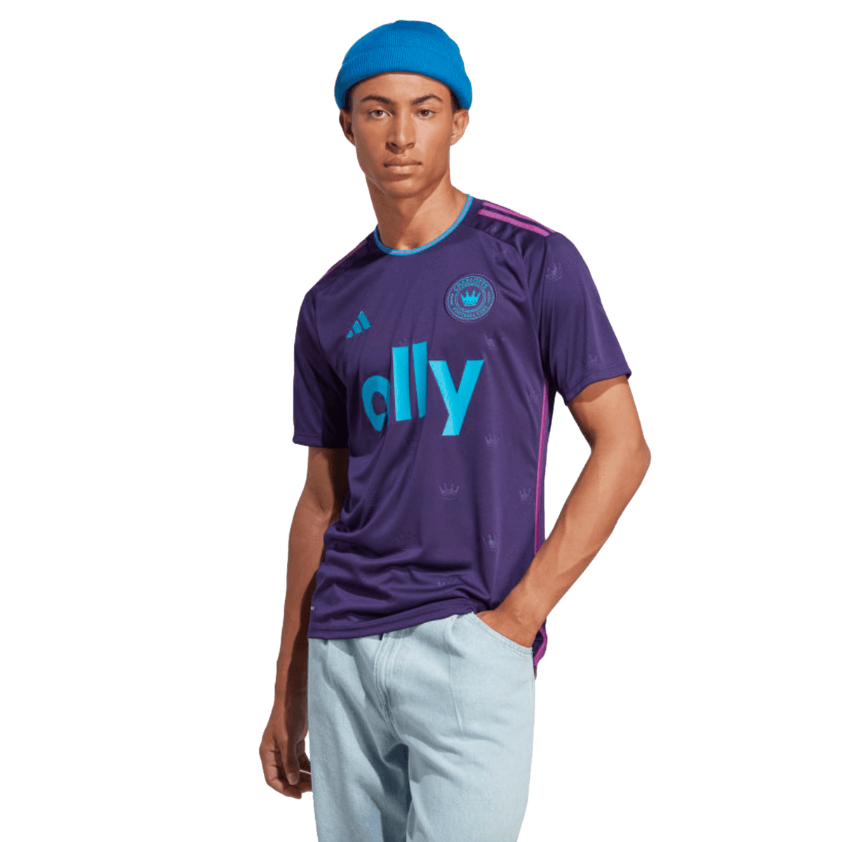 Adidas Charlotte FC 23/24 Away Jersey product image 3, provided for visual reference and product detail review