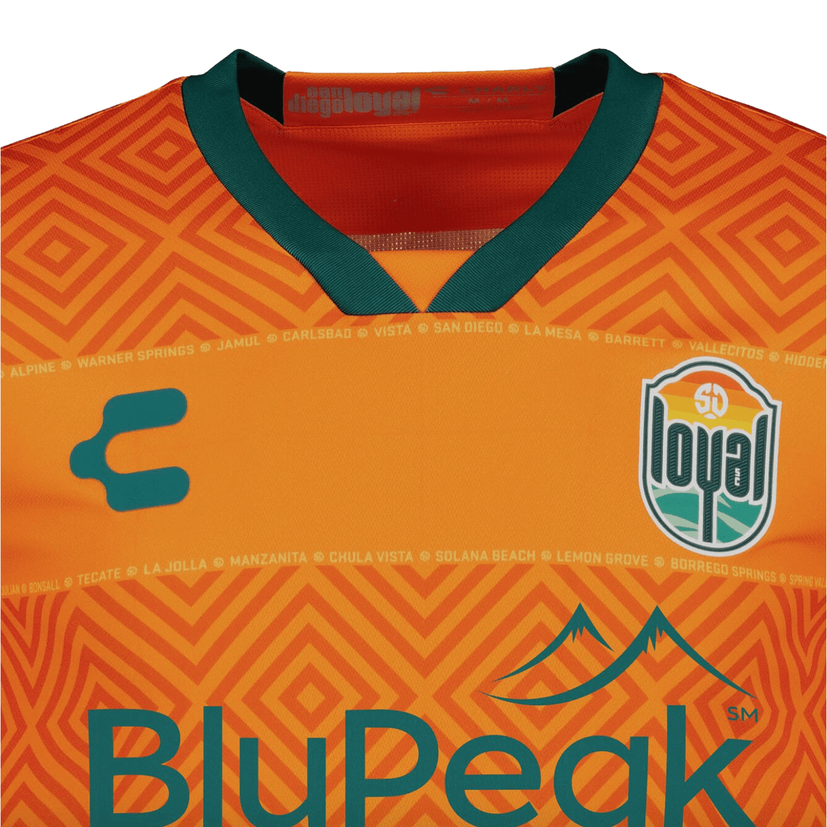 Charly San Diego Loyal FC 2023 Away Jersey product image 3, provided for visual reference and product detail review