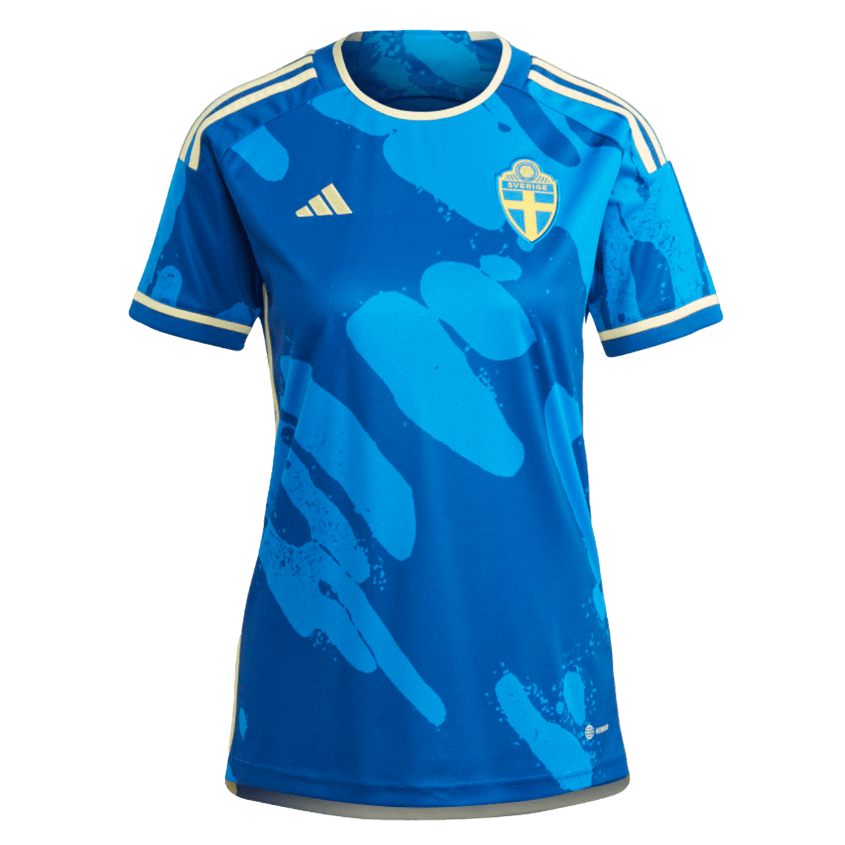 Adidas Sweden 2023 Womens Away Jersey product image 1, provided for visual reference and product detail review