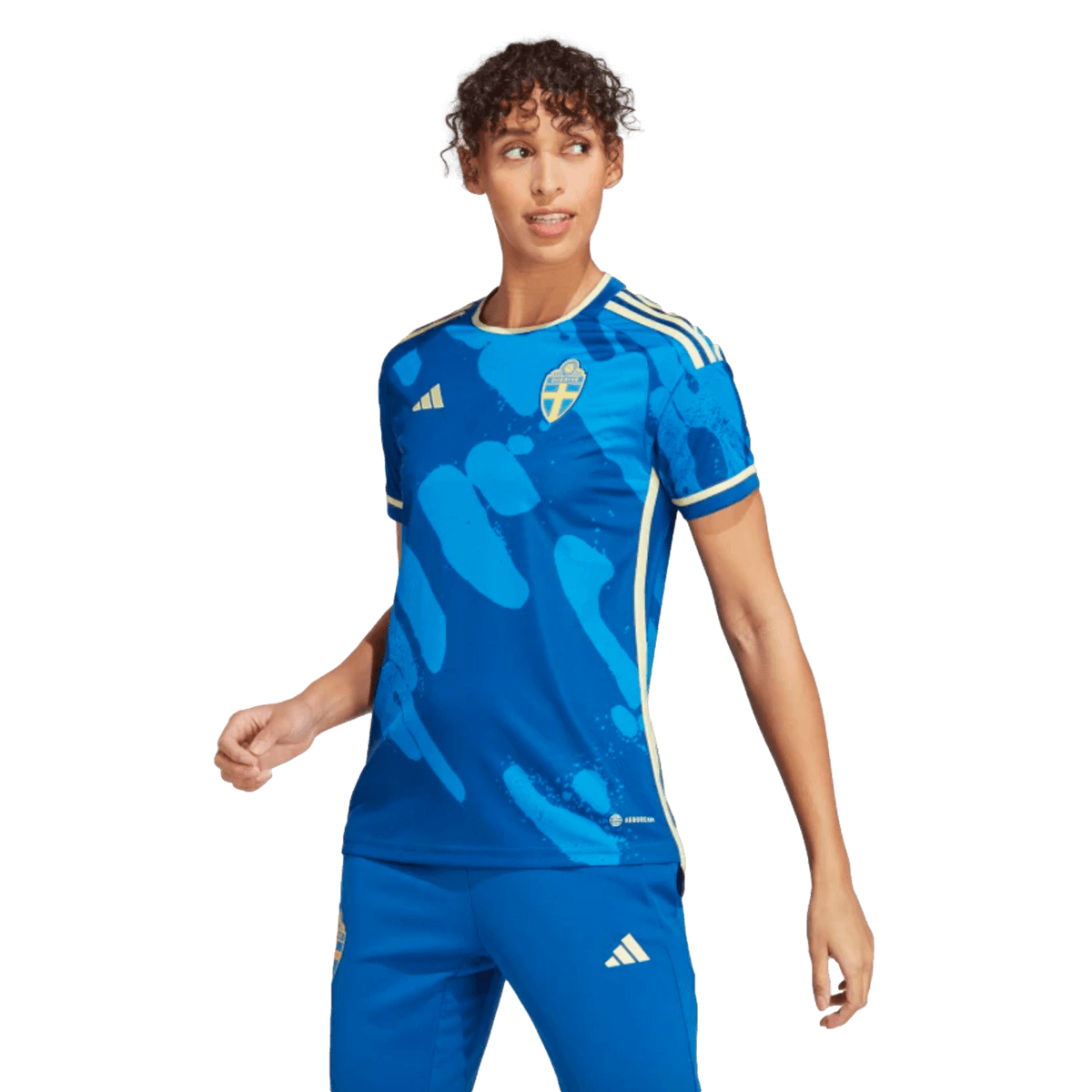 Adidas Sweden 2023 Womens Away Jersey product image 3, provided for visual reference and product detail review